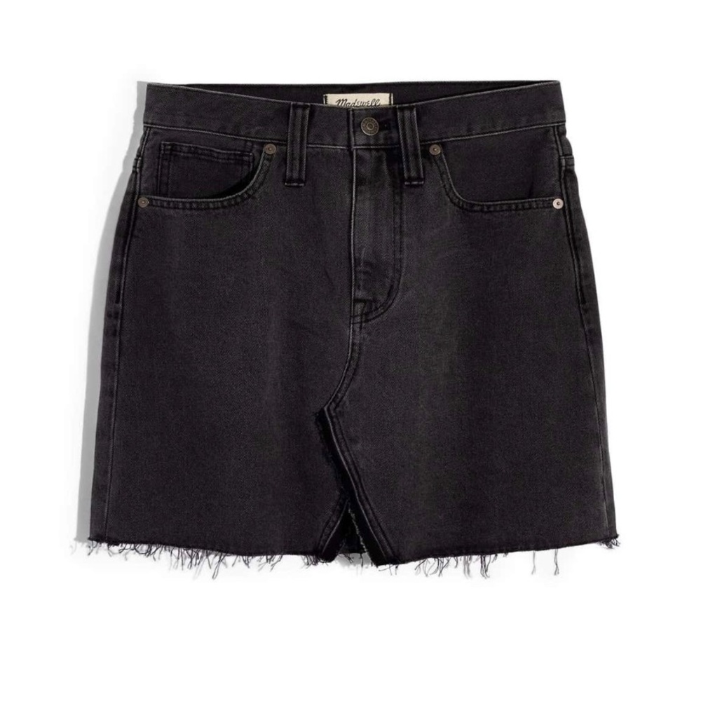 NWT Madewell Rigid Denim A-Line Skirt